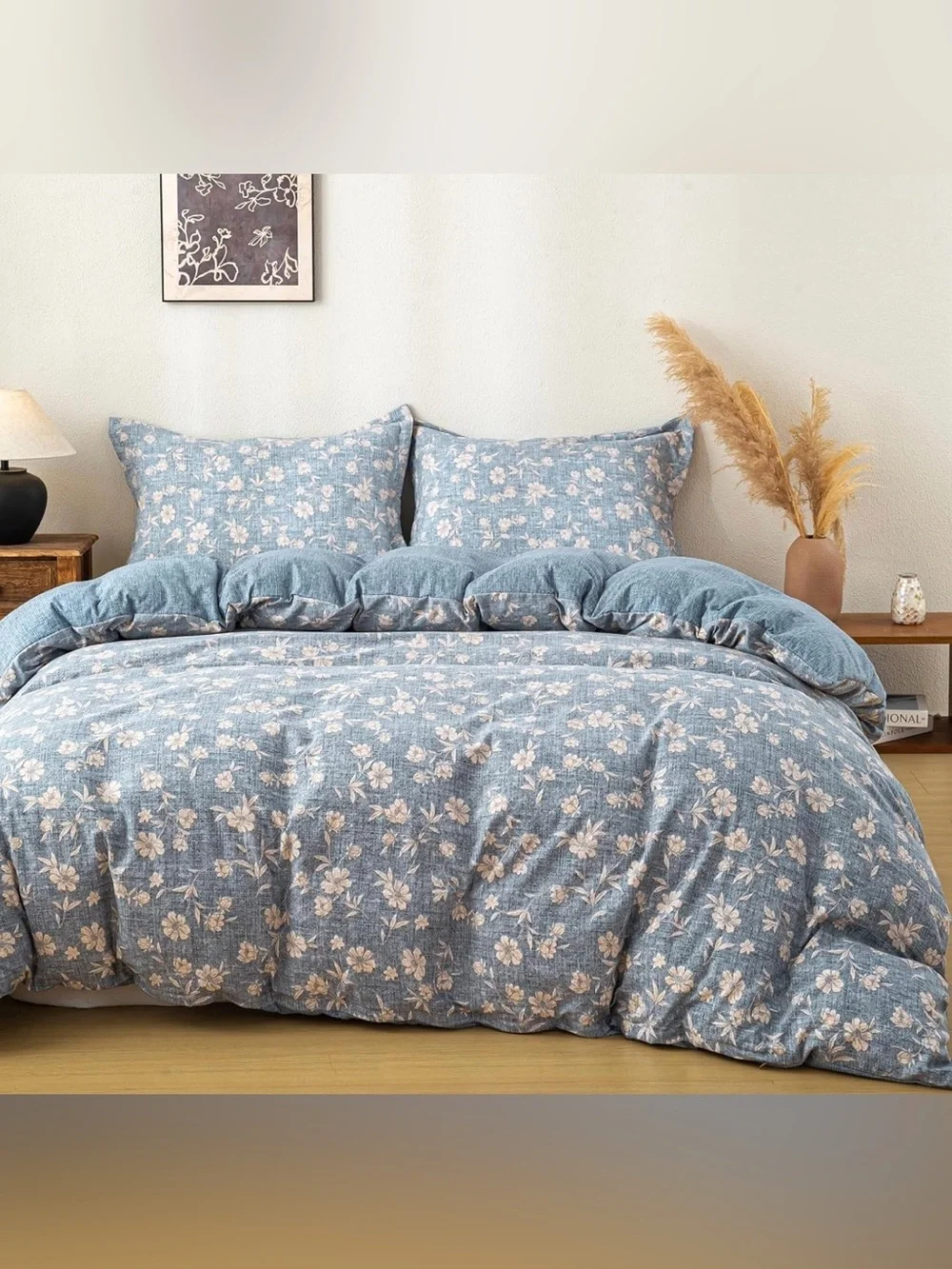 Blue Flower Twin Size 68